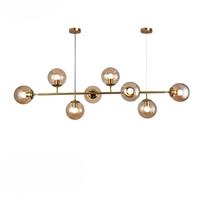 Gambar SL682-8 LAMPU GANTUNG MEJA MAKAN MODERN DEKOR GOLD ISLAND TABLE - Hitam dari House Of Lighting undefined 2 Tokopedia