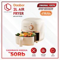 Gambar Gaabor Mini Air Fryer 2L Low Watt 600W AF20M-YE01A - Mesin Penggorengan Tanpa Minyak - Resmi - 3.5L Hitam dari Oriloka Shop undefined 1 Tokopedia