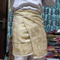 Gambar Sarung Songket Lilit Bapak / Sampin Songket Pria Melayu Kain Sampin Songket Pakaian Tradisional Melayu High Quality Pakai Tali Pengikat / Kain Songket Instan Viral Motif Batik Terbaru Harga Promo Grosir Murah Bisa Cod - Putih Gold dari luckystar shop11 undefined 5 Tokopedia