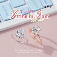 Gambar THE AYU SETTING IN GLAM OVAL CUT 17K WHITE GOLD - 17K WHITE GOLD, 20 dari AyugoldShop undefined 5 Tokopedia