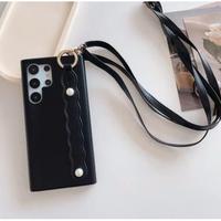 Gambar terbaru LUXURY CASE S23 Shell & Pearl Strap with Sling Tali Panjang Softcase Case HP Lucu for Samsung S22 Plus S22 Ultra S23 Plus S23 Ultra S24 - Grey, S22 ULTRA dari nopiimut undefined 3 Tokopedia