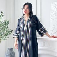 Gambar Kaftan Arabian / Kaftan Hitam dari Abaya Saudi Collection undefined 2 Tokopedia