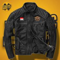 Gambar CUSTOM JAKET KULIT HDCI JAKARTA SAPI ITALY IMPORT BIKER JAKET TOURING - S dari DOMONIC OFFICIAL undefined 2 Tokopedia