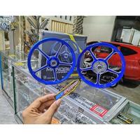 Gambar VELG POWER MANDALIKA VARIO 125/150 LED OLD/LED NEW,BEAT FI/EPS, VARIO 110 FI/ESP,SCOPY,AEROX OLD/AEROX NEW JUPITER/VEGA/FIZ R TROMOL BESAR,MX KING,CB,GL,MP,TIGER,RX KING ring 17 - Biru, VARIO 125/150 dari Speed stores- undefined 5 Tokopedia