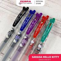 Gambar Ready Stock TI (ECER) Zebra Sarasa Pulpen Gel Hello Kitty Limited Edition Clip 0.5 mm Limited Edition / Bolpen Sarasa - HK Purple dari sakurahealt undefined 4 Tokopedia