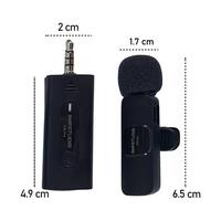 Gambar Mikrofon klip jepit HP Clip On Mic Wireless Vlog karaoke wawancara mc berita 3.5mm - K35 Pro TaffSTUDIO - 1 dari WarunkNgonline Channel undefined 4 Tokopedia