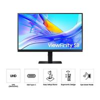Gambar Samsung ViewFinity S8 S80UD LS27D804U S27D804U LS27D804UAE 27" inch 4K IPS 60Hz 5ms Ergonomic UHD Monitor dari ONE Di Comp undefined 1 Tokopedia