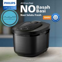 Gambar Philips Digital Rice Cooker Magicom 1.8 L HD 4812 - 3000 Digital Series Premium HD4812/31 - Hitam - 18 Menu Masak HD 4812/31 Warna Hitam - WITH BUBBLEWRAP dari MurahJaya888 undefined 1 Tokopedia