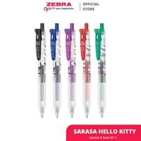 Gambar Ready Stock TI (ECER) Zebra Sarasa Pulpen Gel Hello Kitty Limited Edition Clip 0.5 mm Limited Edition / Bolpen Sarasa - HK Purple dari sakurahealt undefined 1 Tokopedia