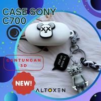 Gambar CASE Silicone Premium Sony C700 N Dengan Gantungan 3D Kaws / Bear bricks I Tws protective cover - Hijau BB dari arifff11 undefined 1 Tokopedia