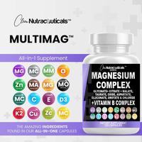Gambar CLEAN NUTRUTICALS SUPLEMEN B6 DAN MAGNESIUM ALL-IN-ONE TERBAIK, MENGANDUNG 500 MG ELEMENTAL MAGNESIUM, VITAMIN B KOMPLEKS LENGKAP DENGAN SENG, DAN MASIH BANYAK LAGI UNTUK MEMBERIKAN DUKUNGAN TIDUR DAN RELAKSASI BAGI PRIA DAN WANITA 120PCS - 120pcs dari Babe CICI undefined 5 Tokopedia