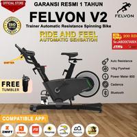 Gambar Felvon V2 Trainer Automatic Resistance Spinning Bike Sepeda Statis dari Toko Muda jaya. undefined 3 Tokopedia