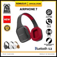 Gambar Sonicgear Airphone 7 Bluetooth Headphones With Microphone Best Quality - BLACK MAROON dari Melody Havenn undefined 5 Tokopedia