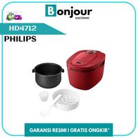 Gambar Digital Rice Cooker Philips HD4712/31 Penanak Nasi Philips 1,8 Liter - Merah dari Bonjour Electronic Official undefined 3 Tokopedia