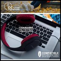 Gambar Sonicgear Airphone 7 Bluetooth Headphones With Microphone Best Quality - BLACK MAROON dari Melody Havenn undefined 3 Tokopedia