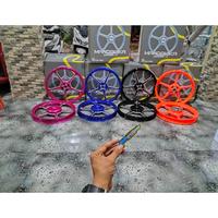 Gambar VELG POWER MANDALIKA VARIO 125/150 LED OLD/LED NEW,BEAT FI/EPS, VARIO 110 FI/ESP,SCOPY,AEROX OLD/AEROX NEW JUPITER/VEGA/FIZ R TROMOL BESAR,MX KING,CB,GL,MP,TIGER,RX KING ring 17 - Biru, VARIO 125/150 dari Speed stores- undefined 1 Tokopedia