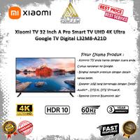 Gambar Xiaomi TV 32 Inch A Pro Smart TV UHD 4K Ultra Google TV Digital L32M8-A2ID dari Auto Technology Store undefined 1 Tokopedia