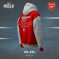 Gambar Sweater Hoodie Jumper  BOLA HSCLO ARSENAL FOOTBALL CLUB RED WHITE HOODIE Ready Size Jumbo Warna Navy Bahan Fleece Ukuran Jumbo Big Size XS-5XL - XS dari HENDRO SURYA undefined 4 Tokopedia
