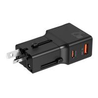 Gambar Travel Adapter Universal V-GeN VUA-05 GaN 25Watt SNI Certified Super Fast Charging EU, UK, AU, US (1 USB A, 1 Type C) dari V-GeN Indonesia Official Store undefined 4 Tokopedia