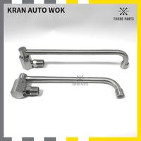 Gambar Kran Auto Wok Otomatis Kran Tabok Kwali Range Stainless Steel 304 - E501 - 400mm dari TURBO PARTS OFFICIAL STORE undefined 1 Tokopedia
