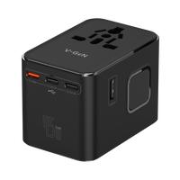 Gambar Travel Adapter Universal V-GeN VUA-02 GaN 45Watt SNI Certified Super Fast Charging EU, UK, AU, US (2 USB A, 3 Type C) dari V-GeN Indonesia Official Store undefined 3 Tokopedia