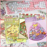 Gambar Mainan 3D Scene Stickers Diy Decoration Landscaping Stiker Kartun - PumpkinHouse dari Taeyow Shop undefined 1 Tokopedia