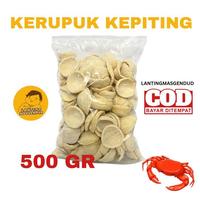 Gambar SEDIA! Kerupuk Kepiting - Camilan Snack Gurih Asin Cemilan Seafood Keripik Ori!! dari warkopjati undefined 1 Tokopedia