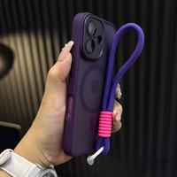 Gambar ACC Casing Desert Titanium Luxury Matte magnetic wireless charging anti-fingerprint hard phone case For iPhone 16 15 14 13 12 11 Pro Max 16 plus Case Premium 13pro Shockproof 14pro Magsafe Cover 15pro titanium gray 16pro Lanyard - desert titanium, iphone 11 dari MEXO 66 STORE undefined 5 Tokopedia
