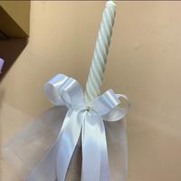 Gambar Lilin Ulir Putih panjang 25 cm request natal, Candle Dekorasi wedding birthday , Lilin Tinggi - Putih dari Ribbon Decoration Flowers undefined 4 Tokopedia