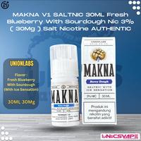 Gambar MAKNA V1 BERRY DOUGH SALTNIC 30ML Fresh Blueberry With Sourdough Nic 3% ( 30Mg ) Salt Nicotine AUTHENTIC by UNION LABS dari uNics VapeStore undefined 4 Tokopedia