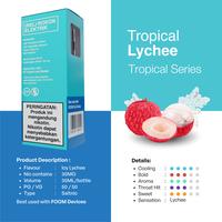 Gambar Liquid Flooid by FOOM Tropical Series - Lychee dari Foom Experience Store Medan undefined 2 Tokopedia