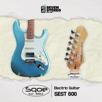Gambar SQOE SEST600 HSS Stratocaster With Roasted Maple Neck - Hijau dari Seven Stereo Malang undefined 1 Tokopedia