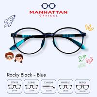 Gambar Manhattan Optical - Kids Basic Series Vol.3 | Kacamata Anak Minus Silinder Unisex - Rocky Black, Frame Only dari Manhattan Optic undefined 1 Tokopedia