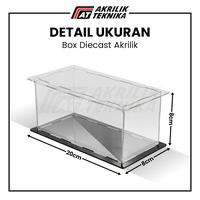 Gambar BOX DISPLAY / DIECAST AKRILIK SKALA 1: 32 (20X8X8) CM dari Akrilik Teknika Official undefined 2 Tokopedia