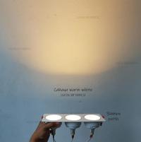Gambar Lampu Downlight + Reflector Kotak Panjang 2Lampu 3Lampu Fiting Mr16 - 2lampu-putih, +6w cool white dari hambali65 undefined 5 Tokopedia