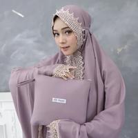 Gambar Mukena Dewasa Renda 2 in 1 - Putih dari Ekfir Toko Baju undefined 4 Tokopedia