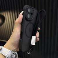 Gambar ACC Casing Desert Titanium Luxury Matte magnetic wireless charging anti-fingerprint hard phone case For iPhone 16 15 14 13 12 11 Pro Max 16 plus Case Premium 13pro Shockproof 14pro Magsafe Cover 15pro titanium gray 16pro Lanyard - desert titanium, iphone 11 dari MEXO 66 STORE undefined 2 Tokopedia