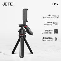 Gambar Mini Tripod JETE H17 Tripod Selfie Stick with Ball Head for Smartphone and Camera dari JETE Authorized Store Bali undefined 1 Tokopedia