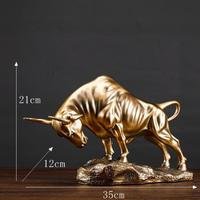 Gambar Barang Berkualitas Dekorasi Patung Banteng Wall Street Amerika Lambang Kesuksesan Mewah dari Joy Display undefined 4 Tokopedia