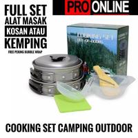 Gambar Satu Set Alat Masak Panci Kemping Gunung Sy-200 Nesting 2 Person Camping Outdoor Traveling dari taisanort undefined 2 Tokopedia