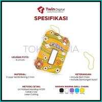 Gambar READY TERLARIS TWINDIGITAL CUSTOM BENTUK POCA FRAME BINGKAI FOTO DECO ID CARD TOPLOADER - PHOTOCARD HOLDER AKRILIK PRINT UV - Hitam, Template dari hairun -1 undefined 2 Tokopedia