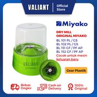 Gambar Miyako Set Bumbu Kering / Dry Mill / Gelas Blender Plastik Tipe BL 101 102 151 152 - Hijau - Packing DOUBLE dari Valiant Electronics TOP undefined 1 Tokopedia