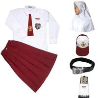 Gambar Terlaris Seragam Sekolah SD Merah Putih Perempuan Lengan Panjang Rok Panjang Super Lengkap Kelas 1-6 SD dari abishop68 undefined 4 Tokopedia