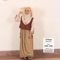 Gambar Sarimbit Dannis D’Kiona/Sarimbit Dannis terbaru Katun Gamis Muslim Keluarga SALE!!! - Abaya dewasa, XXL dari LOKA LOKA MARKET undefined 2 Tokopedia