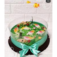 Gambar Spesial Hampers puding lumut ikan koi/hamper puding coconut pandan/kado ulang tahun/souvenir kado natal imlek lebaran idul fitri/ birthday cake/puding ultah murah/hantaran dari Samator ID undefined 3 Tokopedia