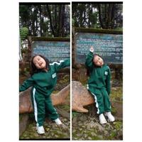 Gambar Ready SETELAN JAKET SQUID GAME anak 2 sampai 12 thn - Kaos anak hitam, M dari MARIMAR SHOPY undefined 1 Tokopedia