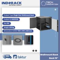 Gambar INDORACK Wallmount Rack 12U Depth 550mm Rak Server Modem Wifi WIR5512S dari Tech Innovation Store undefined 4 Tokopedia