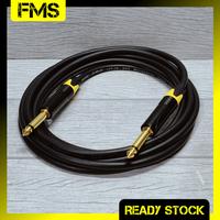 Gambar Kabel Jack Gitar Canare Japan Original Premium Low Noise Gold Plated Tip Cable Akai 1/4" 6.35mm Mono 3 meter dari Falsric Music Store undefined 1 Tokopedia