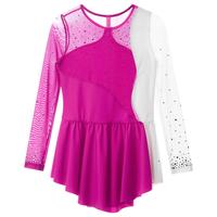 Gambar Girls Figure Ice Skating Dresses Long Sleeve Rhinestone Tights Gymnastics Dress Leotard Ballet Dance Performance Costume - Black, 10 dari miminkemeja548 undefined 5 Tokopedia