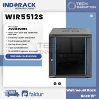 Gambar INDORACK Wallmount Rack 12U Depth 550mm Rak Server Modem Wifi WIR5512S dari Tech Innovation Store undefined 1 Tokopedia